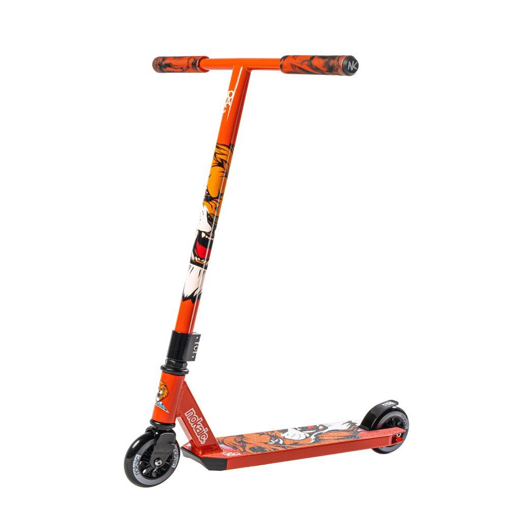 Nokaic Animal Freestyle Scooter, Model: Lion, Red Colour, Professional Entry Level