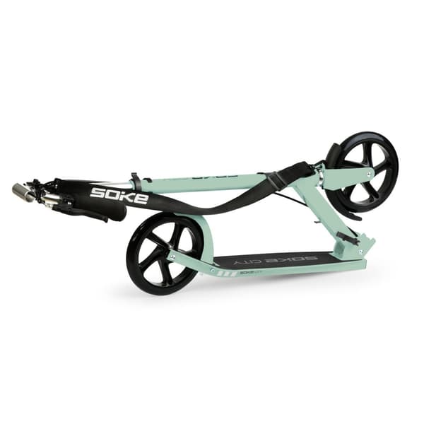 City Step foldbar - Håndbremse & Fodbremse - Grøn