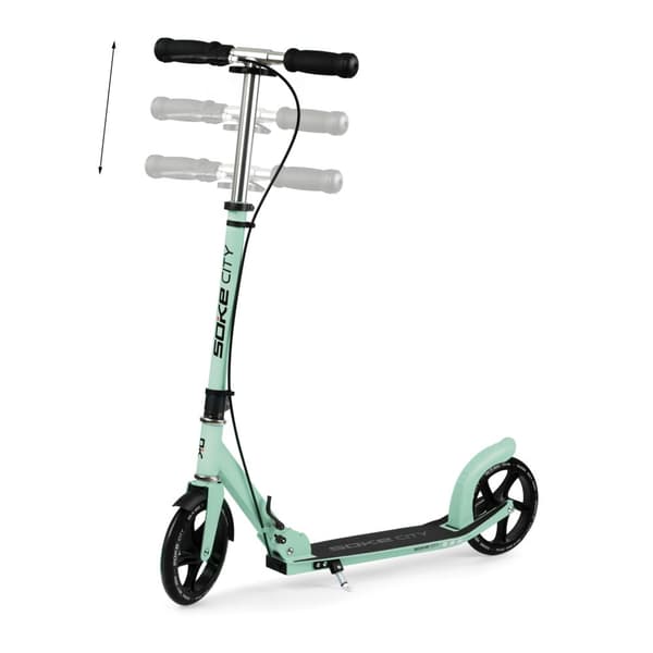 City Step foldbar - Håndbremse & Fodbremse - Grøn