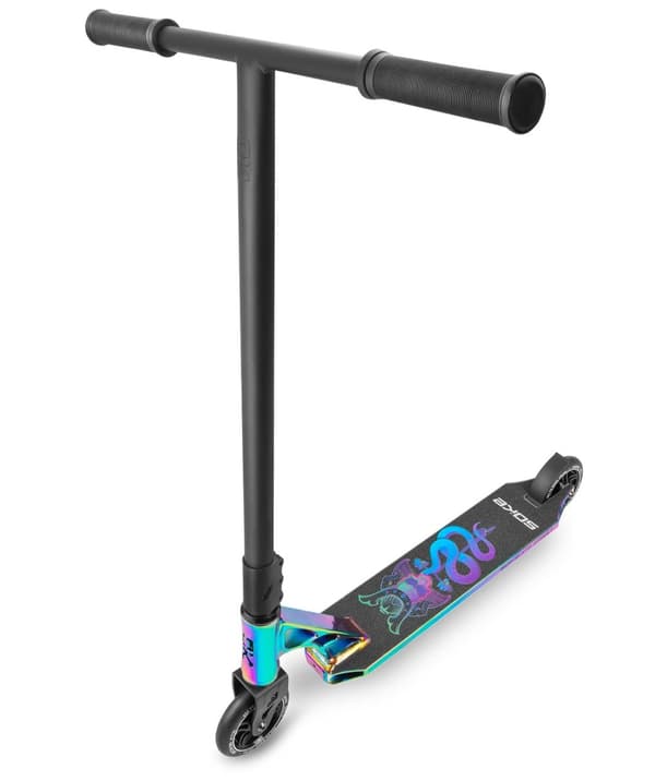 Stuntskoter Black Rainbow med dekoration - Snake - Utomhusleksaker