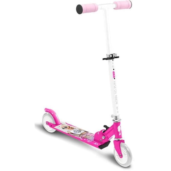 Hopfällbar skoter - STAMP - Barbie - För barn från 4 år och uppåt - ABEC 5 kullager