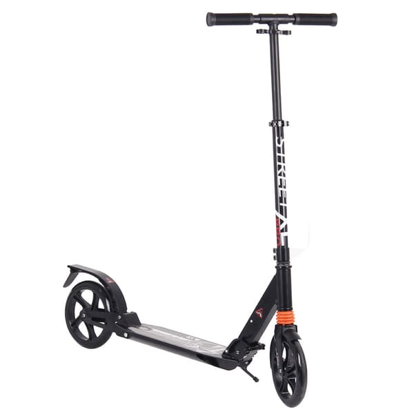 MCU-Sport Street XL Pro 205mm Sparkcykel med stötdämpning, svart