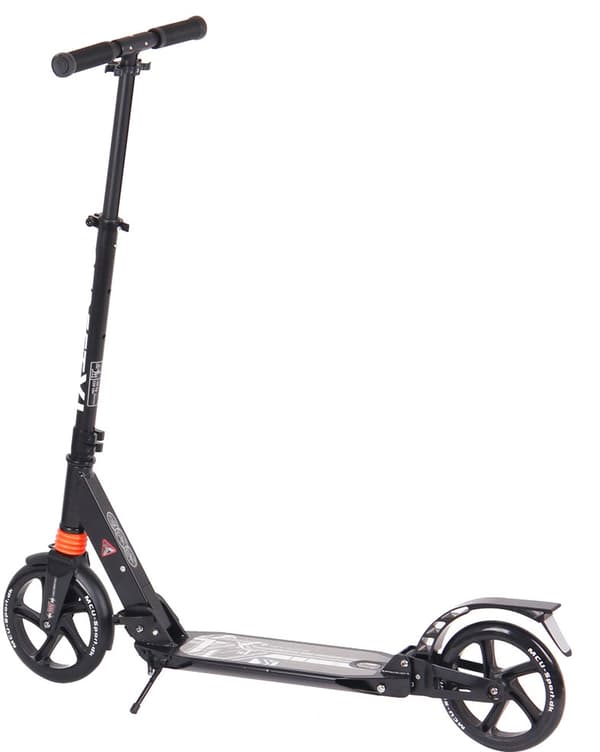 MCU-Sport Street XL Pro 205mm Sparkcykel med stötdämpning, svart