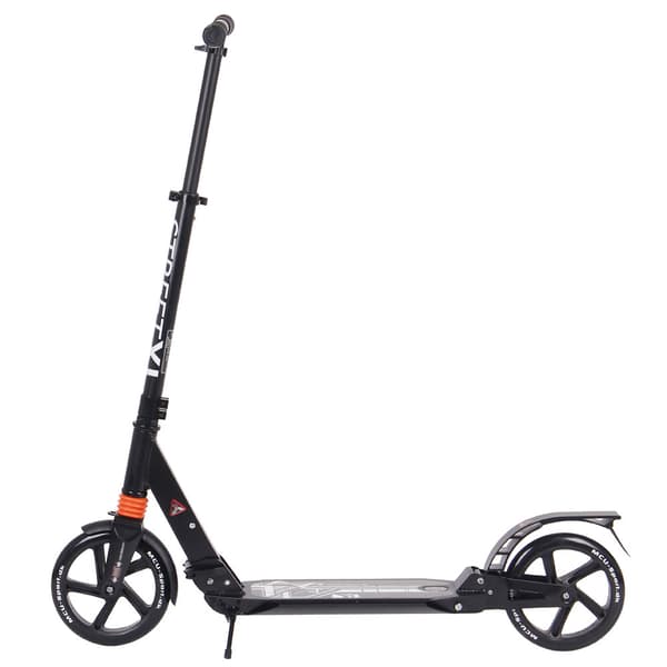 MCU-Sport Street XL Pro 205mm Sparkcykel med stötdämpning, svart