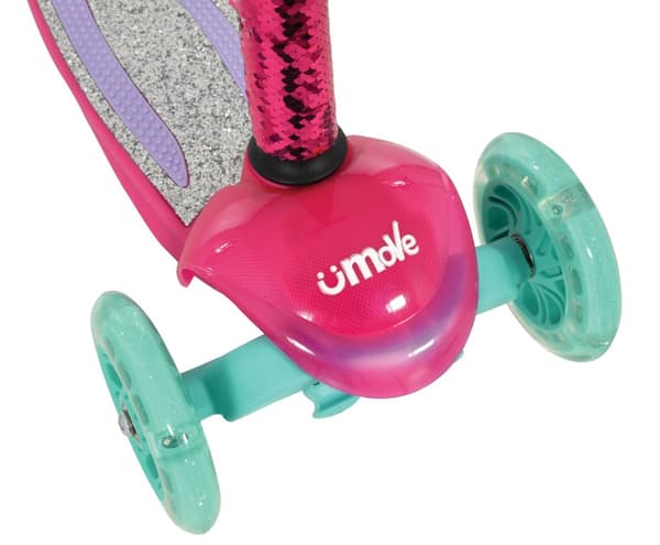 uMoVe Paillet Mini Flex LED sparkcykel, pink