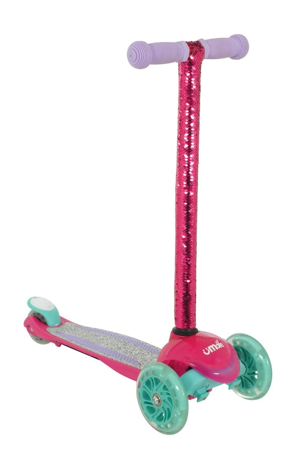 uMoVe Paillet Mini Flex LED sparkcykel, pink