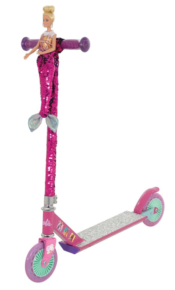 Barbie Sjöjungfru Sparkcykel med Paljetter og glimmer till barn