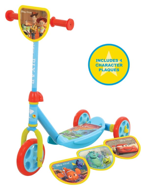 Disney Pixar 4-i-1 Deluxe trehjulig sparkcykel