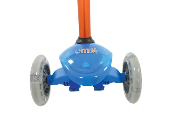 U Move Mini Flex LED sparkcykel, Blå / Orange