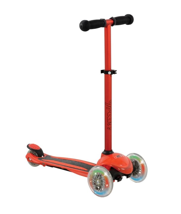 U Move Mini Compact  LED sparkcykel, röd/svart