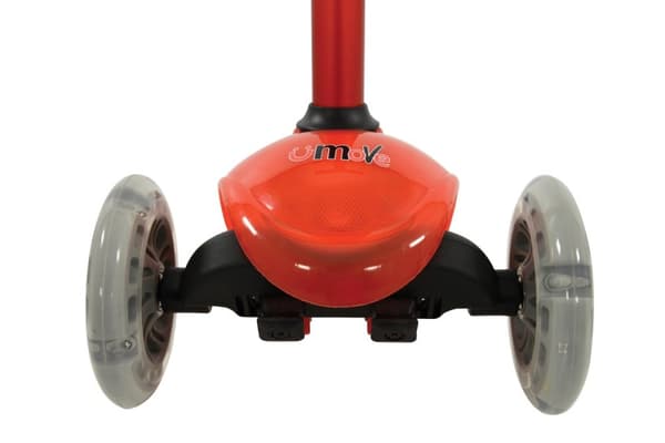 U Move Mini Compact  LED sparkcykel, röd/svart