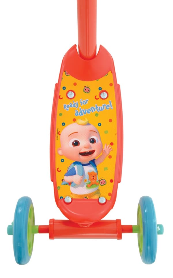 Cocomelon 4-i-1 Deluxe trehjulig sparkcykel