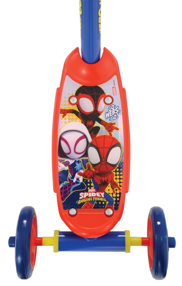 Spidey and His Amazing Friends 4-i-1 Deluxe trehjulig sparkcykel