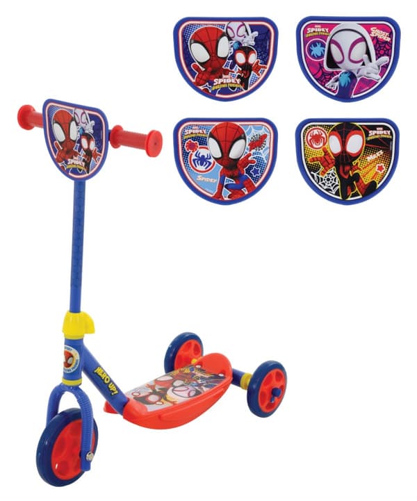 Spidey and His Amazing Friends 4-i-1 Deluxe trehjulig sparkcykel