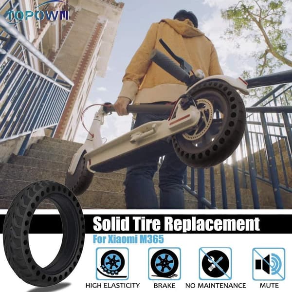 2-Pack - Xiaomi Däck + Verktyg - Punkteringsfria Honeycomb tire