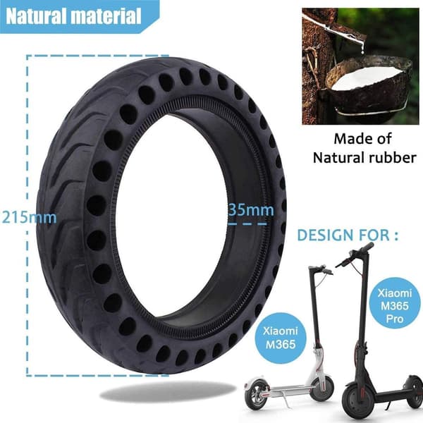2-Pack - Xiaomi Däck + Verktyg - Punkteringsfria Honeycomb tire