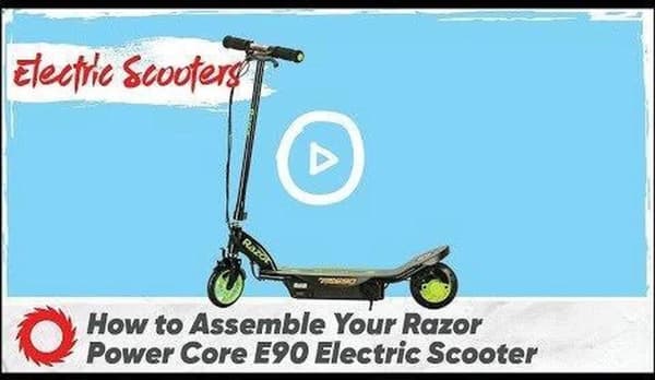 Razor Power Core E90 16 km/h Musta, Pinkki