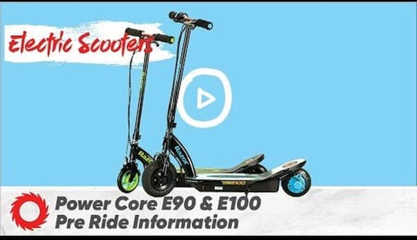 Razor Power Core E90 16 km/h Musta, Pinkki