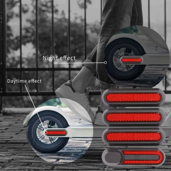 INF Xiaomi M365/PRO2 Scooter Sidedekoration Covers 4 Stk Rød