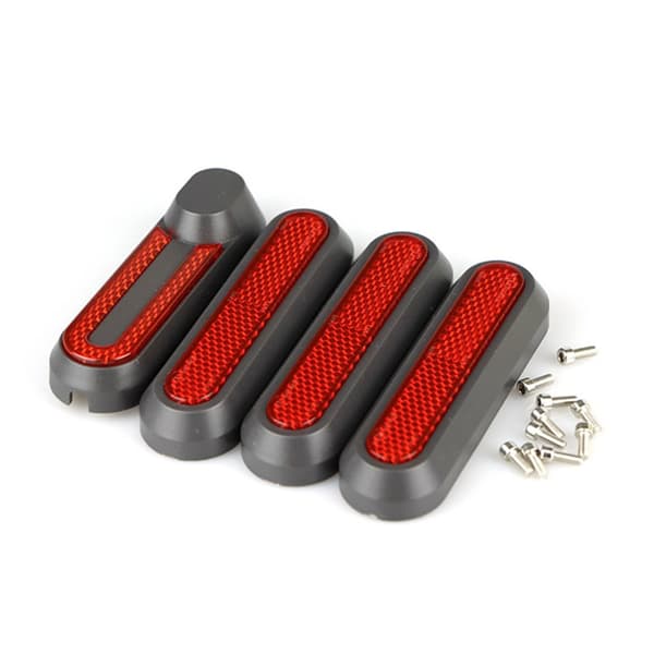 INF Xiaomi M365/PRO2 Scooter Sidedekorasjonstrekk 4 stk Rød