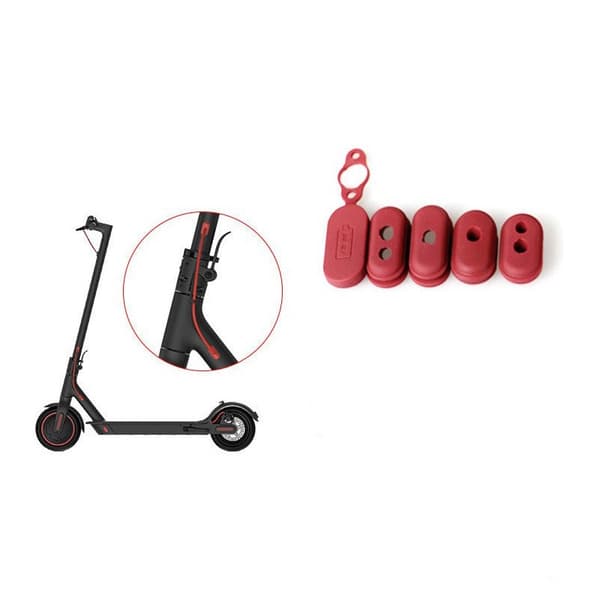 INF Silikoninen latausportin kansi Xiaomi M365 5-packille