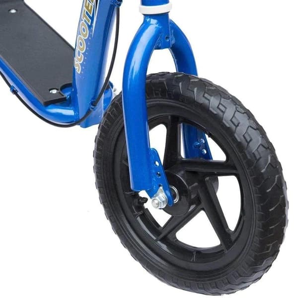 Rootz Scooter - Børnescooter - City Scooter - Kick Scooter - Børne Stunt Scooter - Scooter med bagbremse - Højdejusterbar - Stål - Blå - 120 x 52 x 80