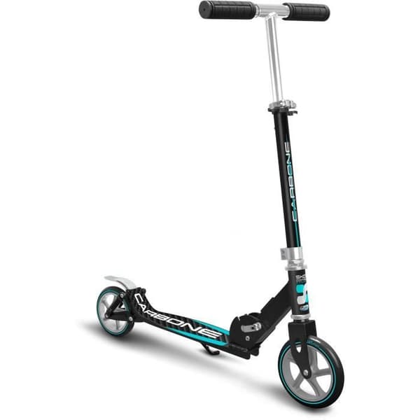 Justerbar hopfällbar skoter med dubbla fjädringar 145mm - SKIDS CONTROL CARBON - JK525145