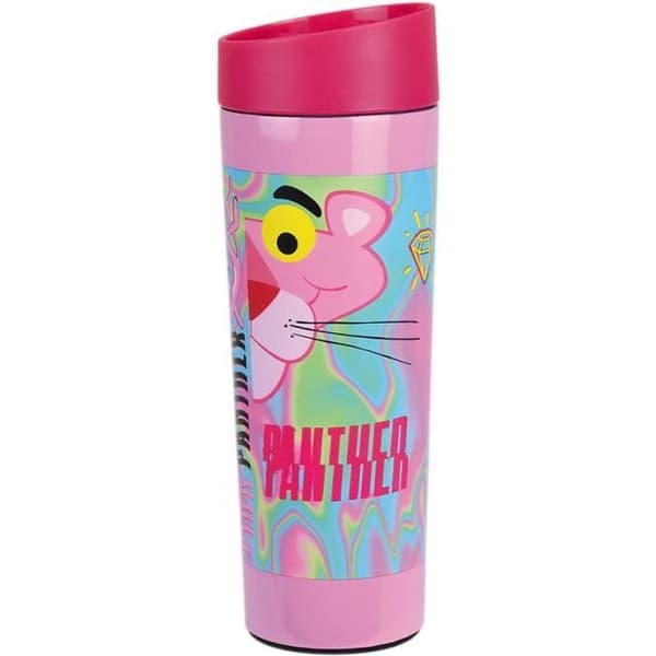FUN HOUSE Pink Panther Termos i rostfritt stål - 350 ml - För barn