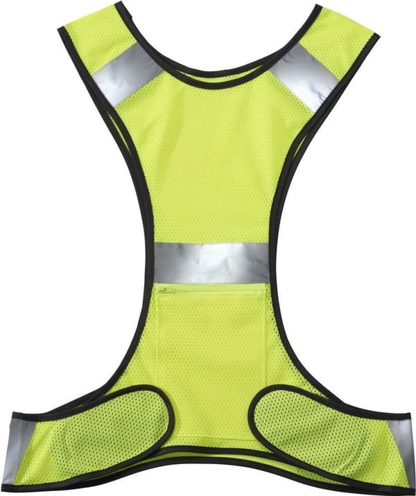 Hama reflekterande löparväst för joggare, med ficka, storlek justerbar, neongul (00178132)