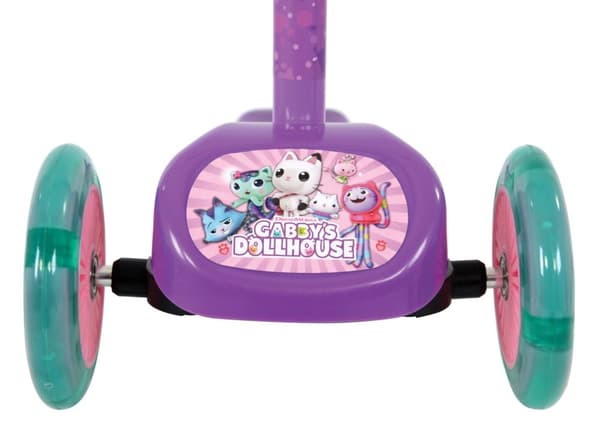 Gabby's Dollhouse Tilt and Turn trehjulig sparkcykel m/LED