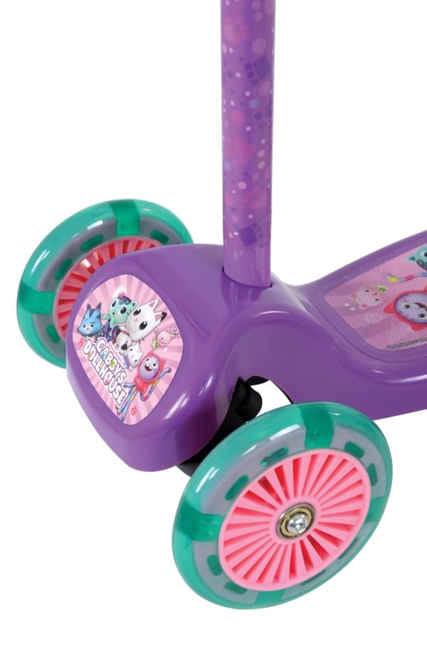 Gabby's Dollhouse Tilt and Turn trehjulig sparkcykel m/LED