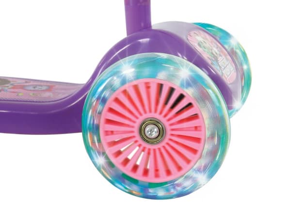 Gabby's Dollhouse Tilt and Turn trehjulig sparkcykel m/LED