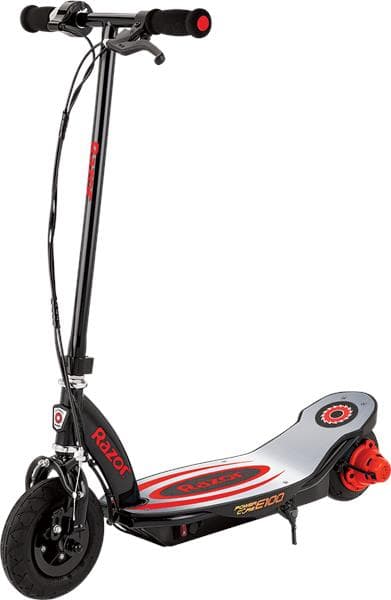 Razor Power Core E100 Electric Scooter, Red