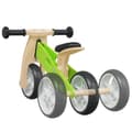 Miniatyrbillede 8 af 11: vidaXL trehjulet cykel til børn 2-i-1 grøn