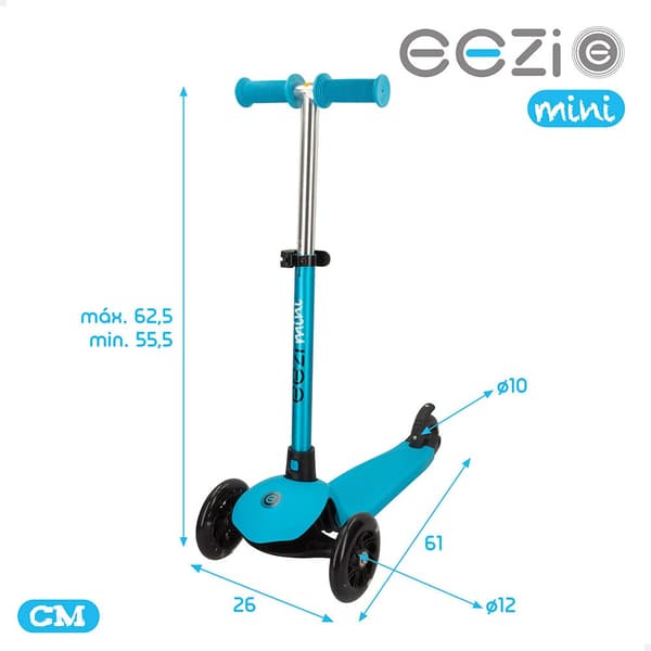 Aktive 3-hjulet Scooter Med Lys Søvfarvet