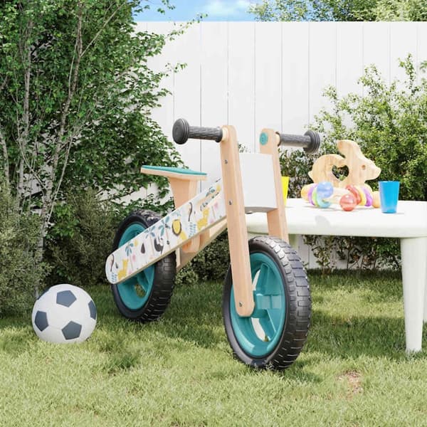 vidaXL løbecykel til børn print blå