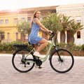 Miniatyrbild 2 av 5: Cecotec City e-bike with 80Km of autonomy, 28", front suspension, Shimano 6-speed derailleur and double disc brakes.