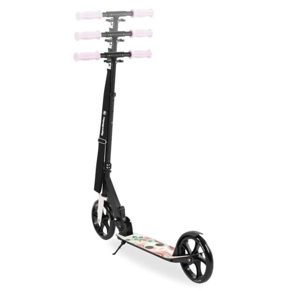 HyperMotion tohjulet scooter VIBE til børn 7+ og unge, max belastning op til 100 kg, aluminium, foldbar. LYSERØD