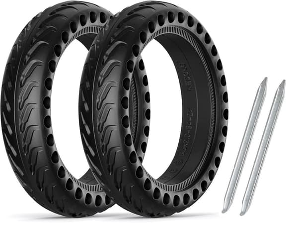 2-Pack - Xiaomi Däck med Verktyg - Punkteringsfritt / Elscooter elsparkcykel