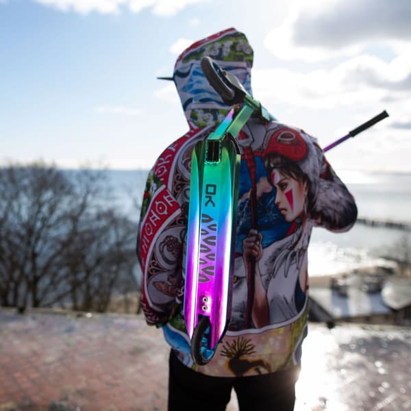SOKE PRO street neochrome stuntscooter