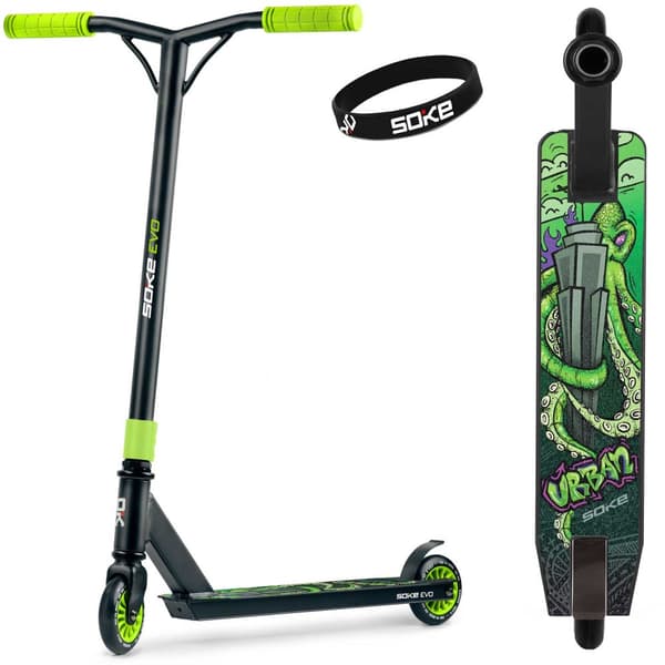 SOKE EVO grøn stuntscooter