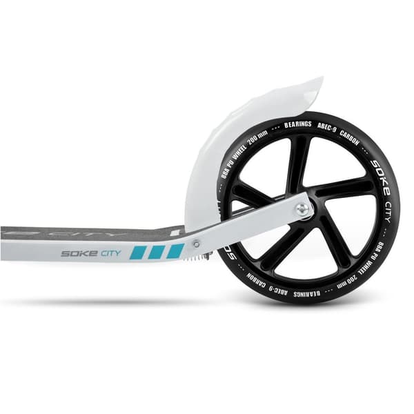 City scooter hjul 200 mm sort, 2 stk