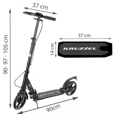 Sparkesykkel / Kickbike – Sammenleggbar