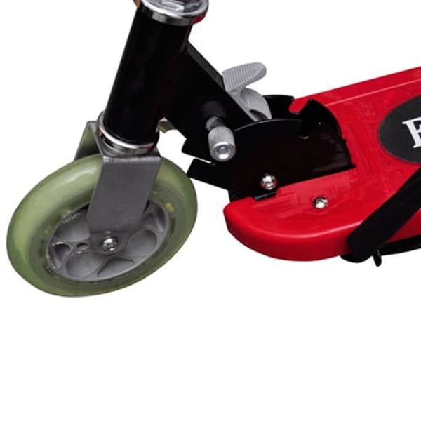 vidaXL Elsparkcykel med sadel 120 W röd -  Sparkcyklar