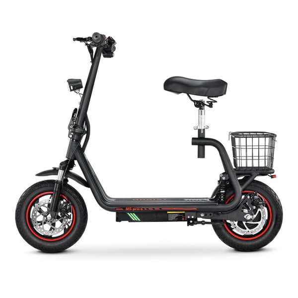 BOGIST M5 Pro-S 12" sammenklappelig el-scooter 500W Motor 48V 13Ah batteri med sæde 42km/t Max hastighed 35km Max Rækkevidde
