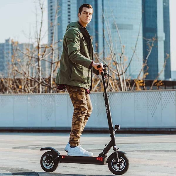 Joyor Y6-S el-scooter, 500W motor, 18ah batteri, 10 tommer luftdæk, Rækkevidde: 35-60 km.