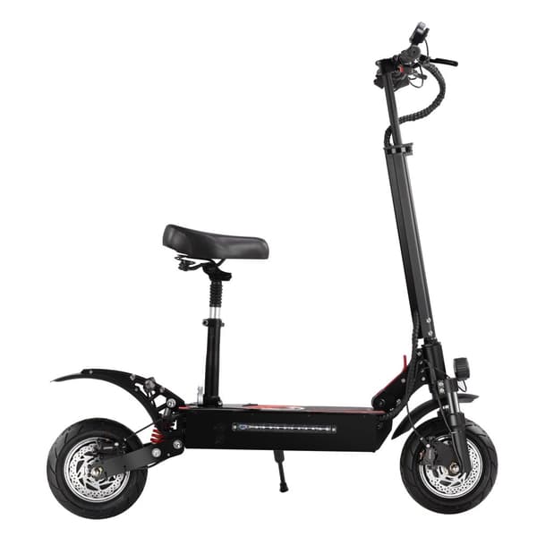 Boyueda Q7Pro Dual Motor Foldbar El-Scooter 3200W 52V 19Ah 70km/t Max Hydrauliske skivebremser Dobbelt affjedring