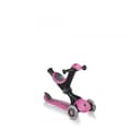 Miniatyrbild 3 av 4: GLOBBER - GO-UP DELUXE 3-hjuls utvecklande skoter med fotstöd, rosa