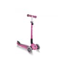 Miniatyrbild 4 av 4: GLOBBER - GO-UP DELUXE 3-hjuls utvecklande skoter med fotstöd, rosa