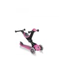 Miniatyrbild 2 av 4: GLOBBER - GO-UP DELUXE 3-hjuls utvecklande skoter med fotstöd, rosa